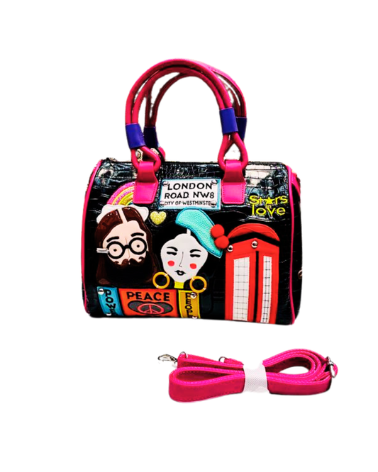 Black  Korean love bags