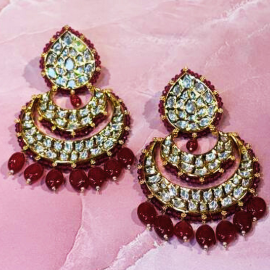 MALIKA-E-HUSAN MAROON CHANDBALIAN