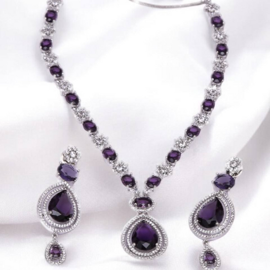 HOORA LAVENDER JEWELLERY SET