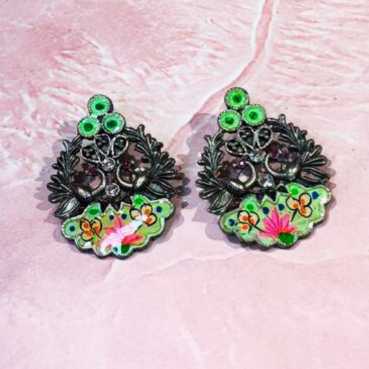 BARHI GREEN EARRING