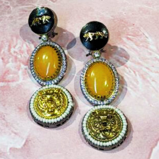 NAGMA-YELLOW EARRINGS