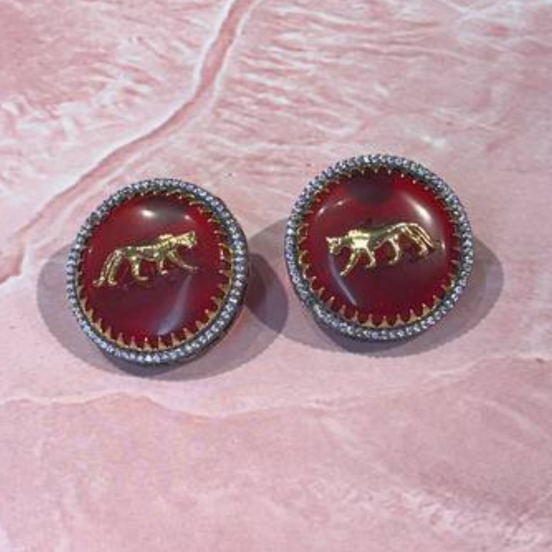 RED SAANJH EARRING
