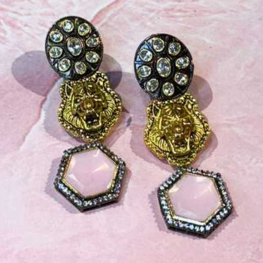 KAALI-PINK EARRINGS