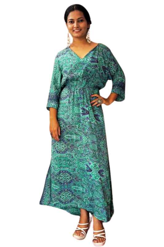 NAZAM GREEN MAXI DRESS