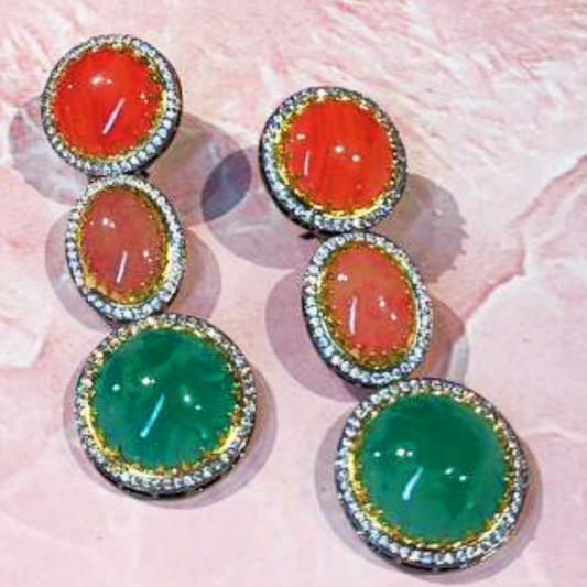 SOHI(CR-GR) EARRING