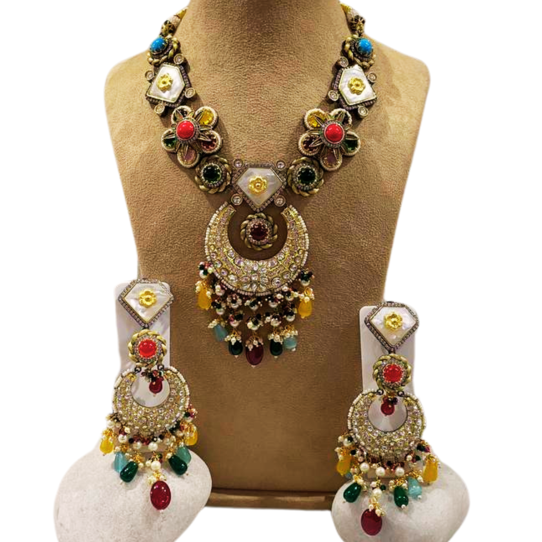 NAAZNEEN  MULTY-2 NECKLACE