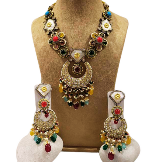 NAAZNEEN  MULTY-2 NECKLACE