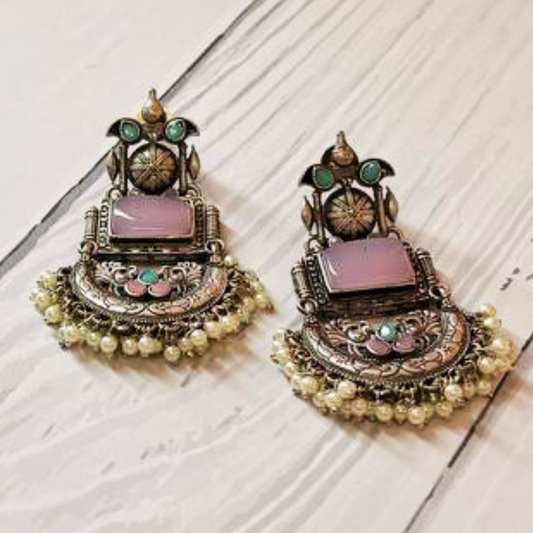 MAHENDRA PINK EARRING