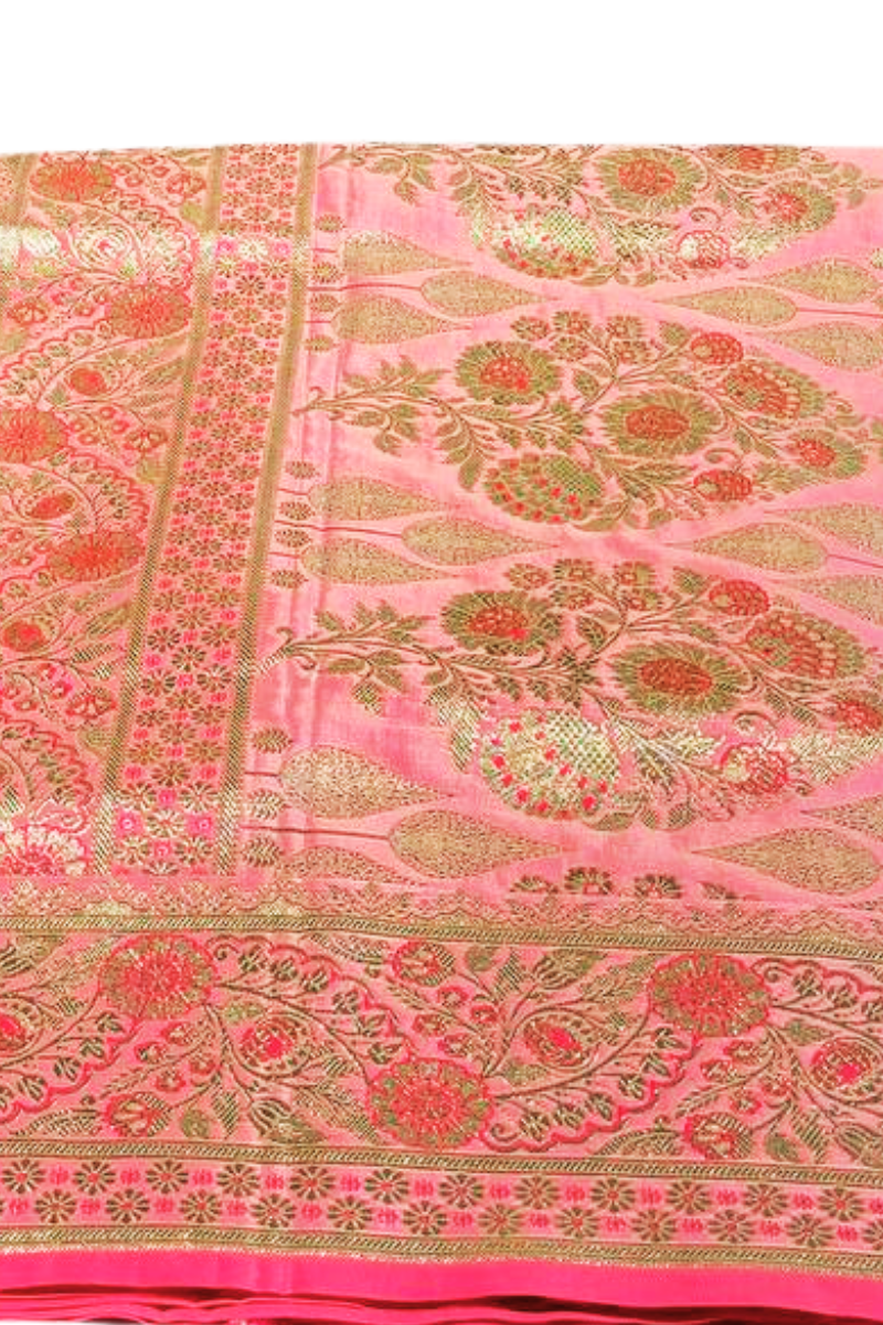 PINK BANARASI VIVE SARI