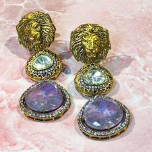 ROOH-LAVENDER EARRINGS