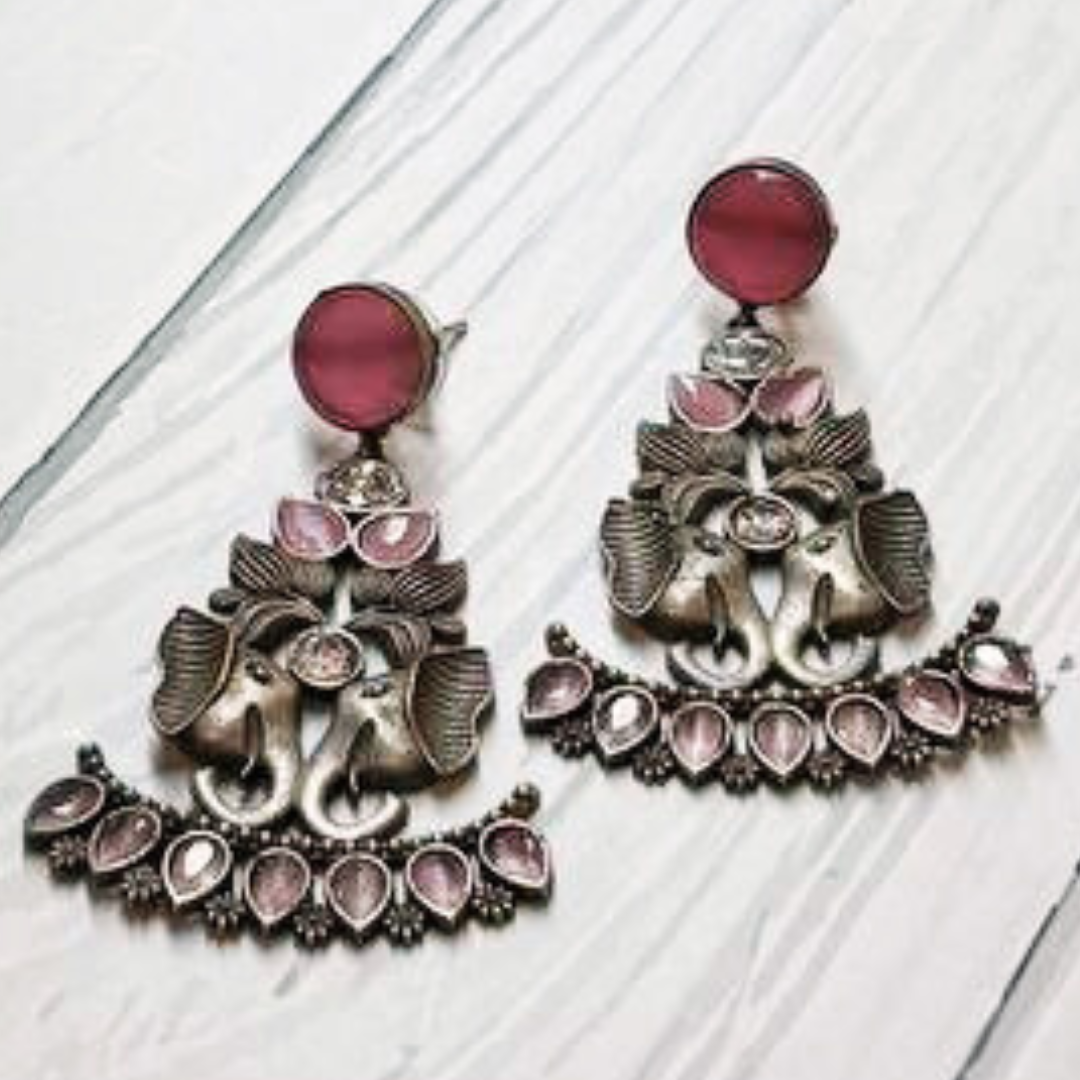 GAJKI LIGHT-PINK EARRING