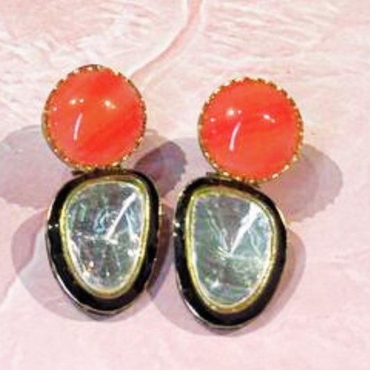 RAMBHA POLKI EARRINGS