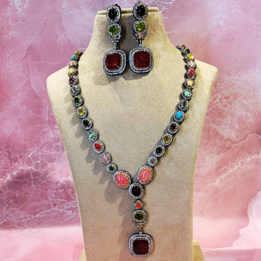 SHAALIMAAR RED NECKLACE