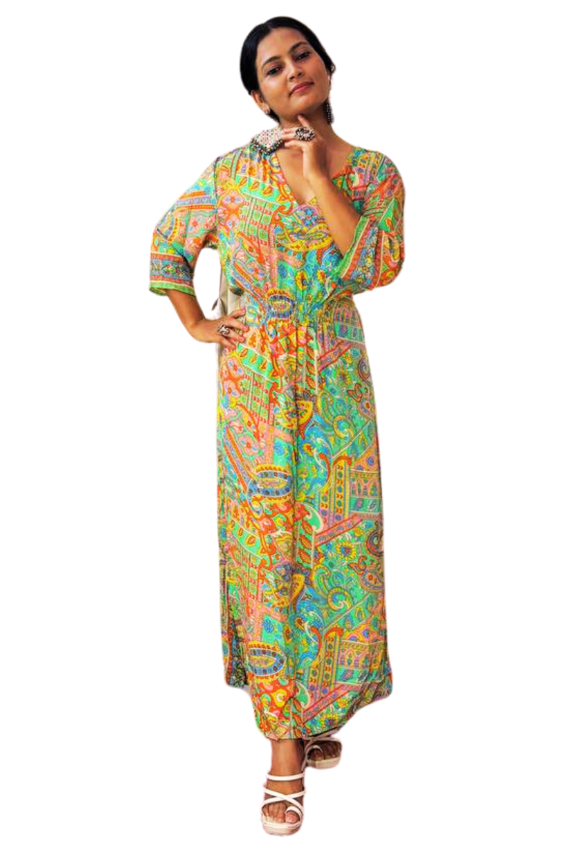 NAZAM PISTA MAXI DRESS