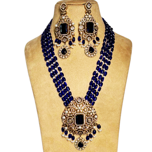 GANGEASH ROYAL BLUE(V) NECKLACE