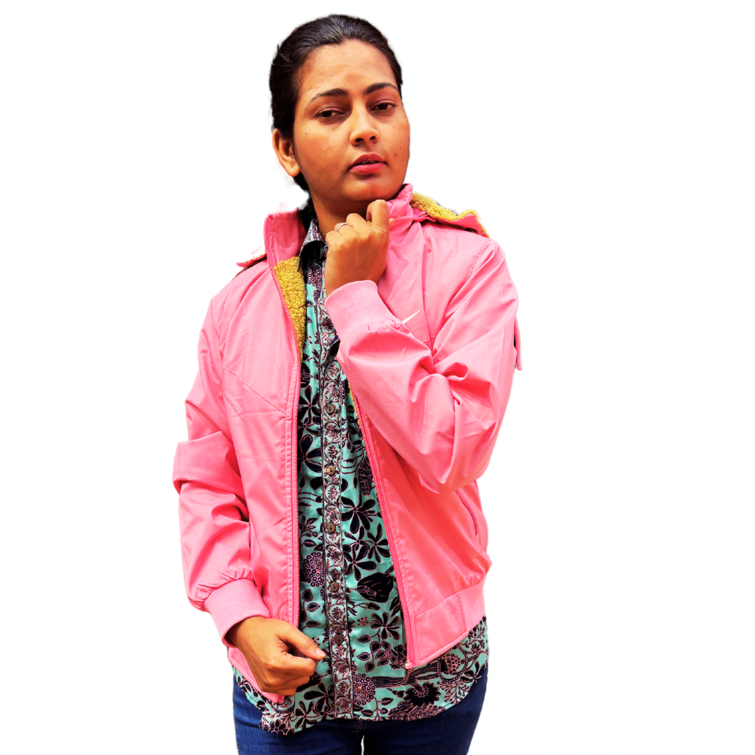 Sherpa pink jacket