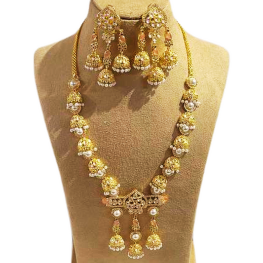 KESAR PEACH NECKLACE