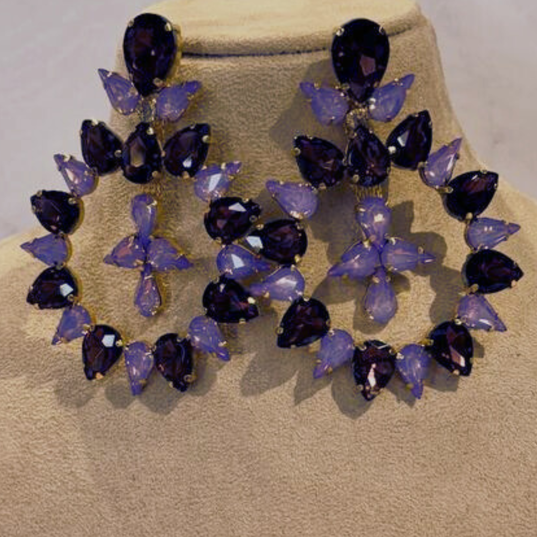 GOURI PURPLE EARRING