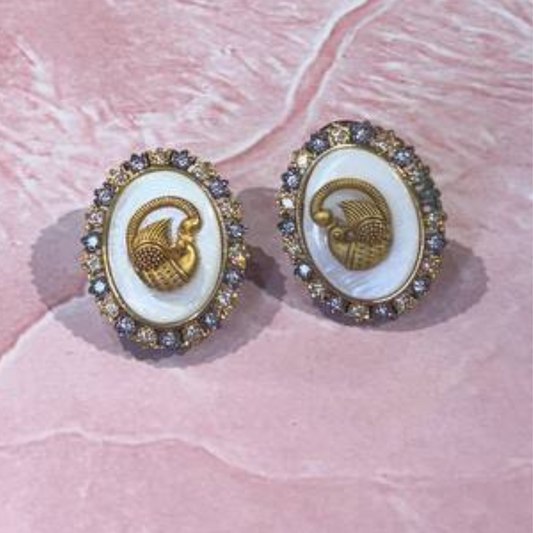 PAAKIJA MAYUR STUD EARRINGS