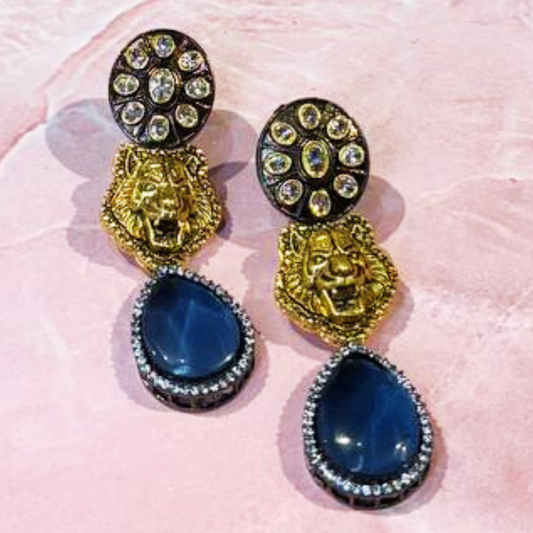 PIYASI GREY EARRINGS