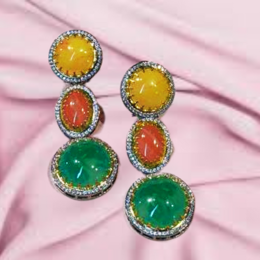SOHI(LE-GR) EARRING