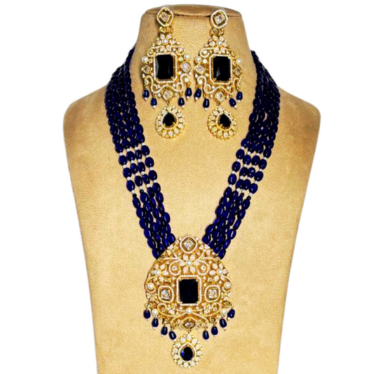 GANGEASH ROYAL BLUE(G) NECKLACE
