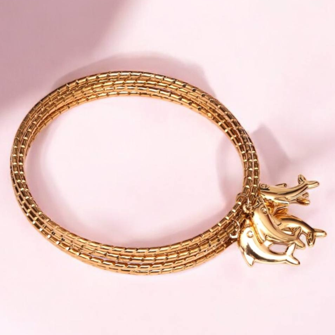 Plus solid  antitarnish bangles