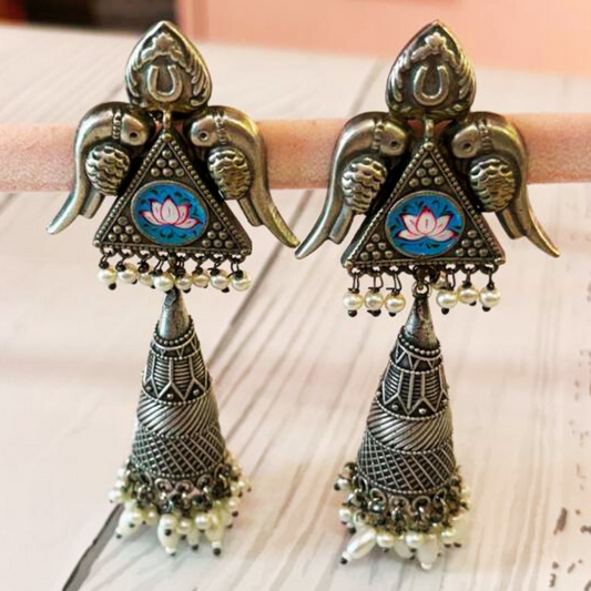 HEERAMANI BLUE EARRING