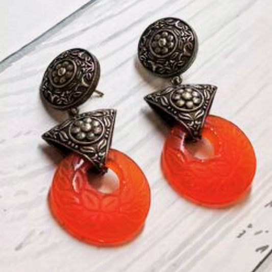 AASHNA ORANGE EARRING