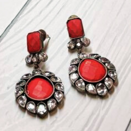 RUHAANI RED EARRING