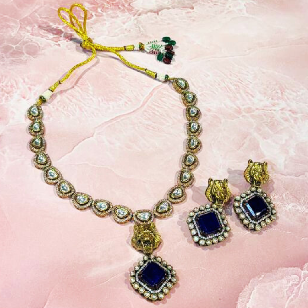 SHORYA BLUE NECKLACE