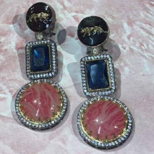 RECTO BLUE EARRINGS