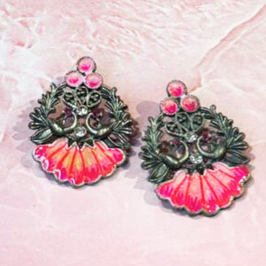 BARHI PINK EARRING