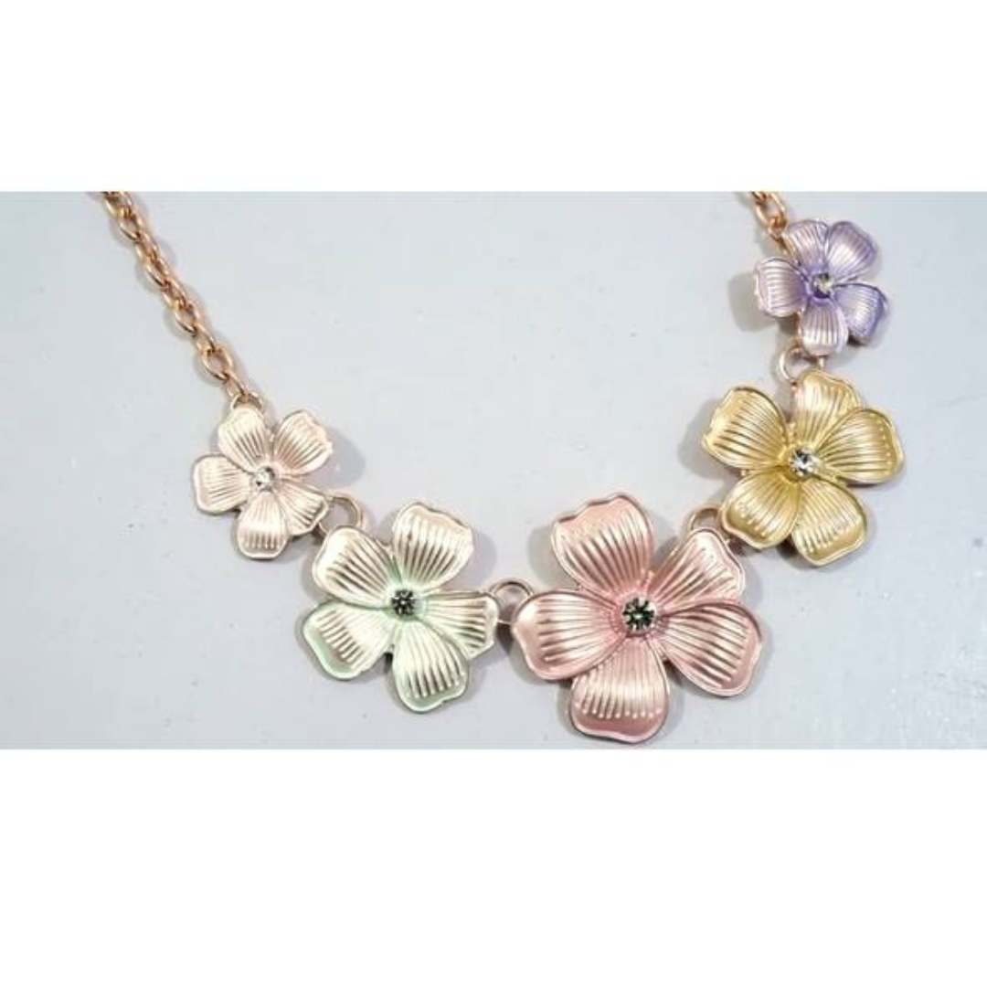 5-Flora chain necklace
