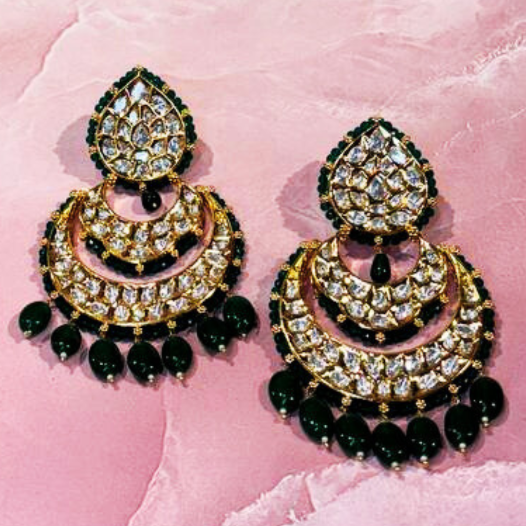 MALIKA-E-HUSAN GREEN CHANDBALIAN
