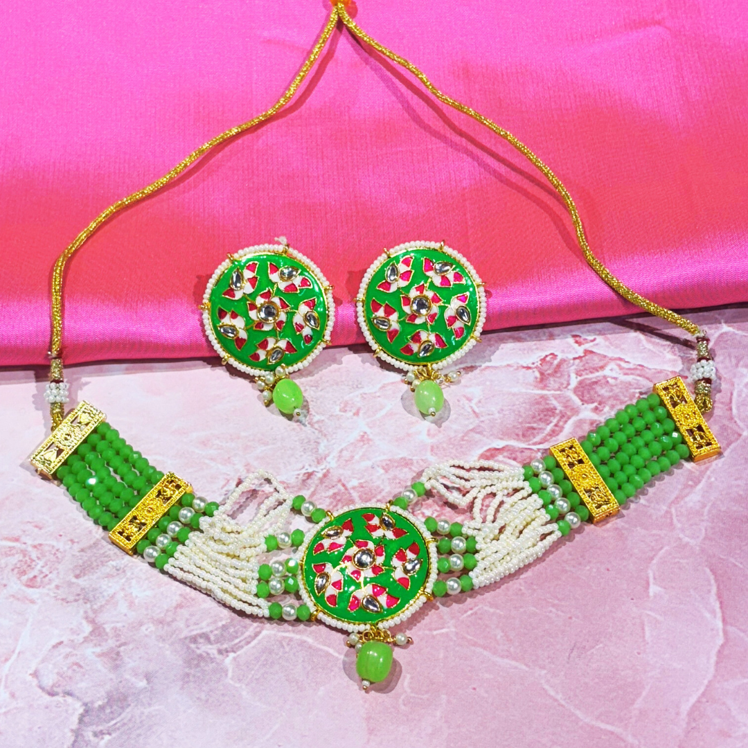 VISHAKA PARROT NECKLACE