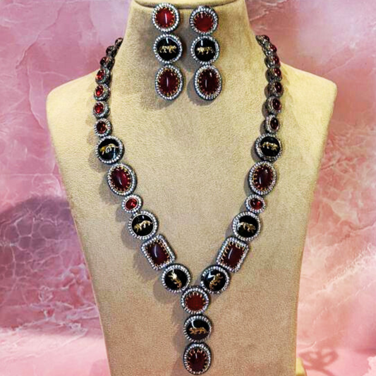 RAMBHA RED NECKLACE