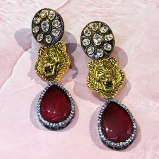 PIYASI RED EARRING