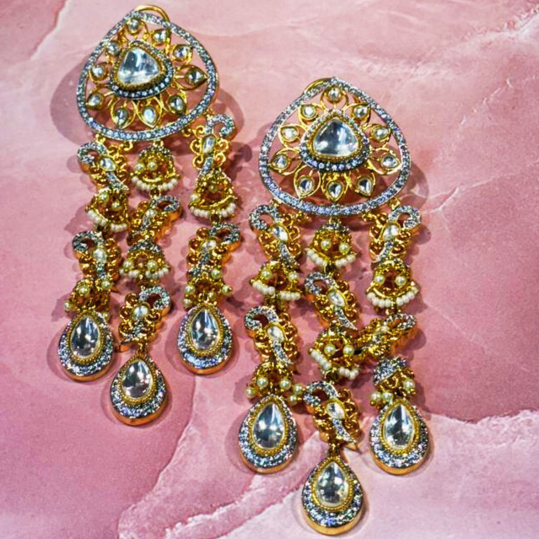 ANKITA GOLDEN TYANI EARRINGS