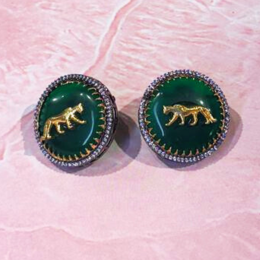 EMERALD  SAANJH EARRING