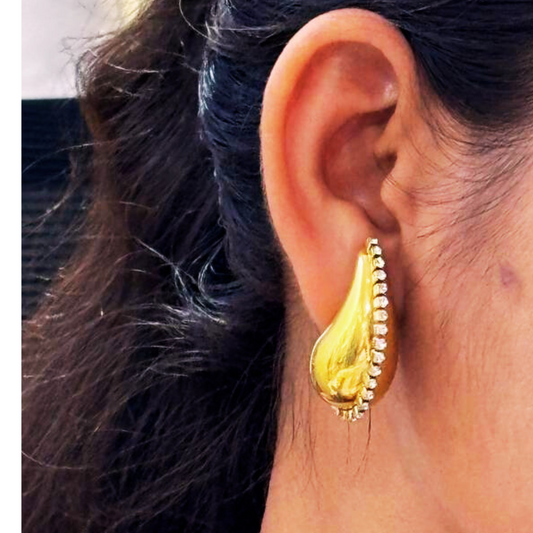 STONE GOHAR EARRINGS