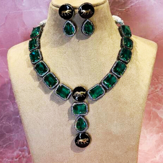 SANGINI GREEN NECKLACE
