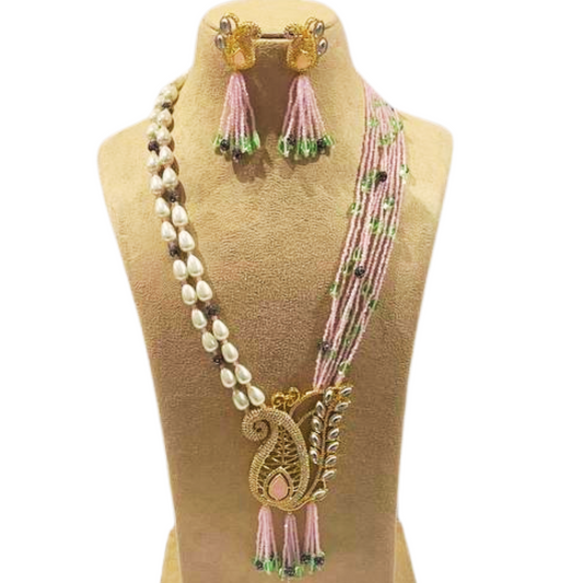 AARVI PINK NECKLACE