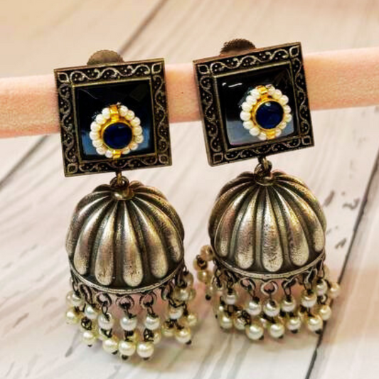 HIBO BLUE EARRING