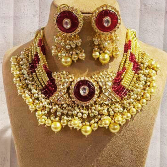 DEVGANA RED NECKLACE