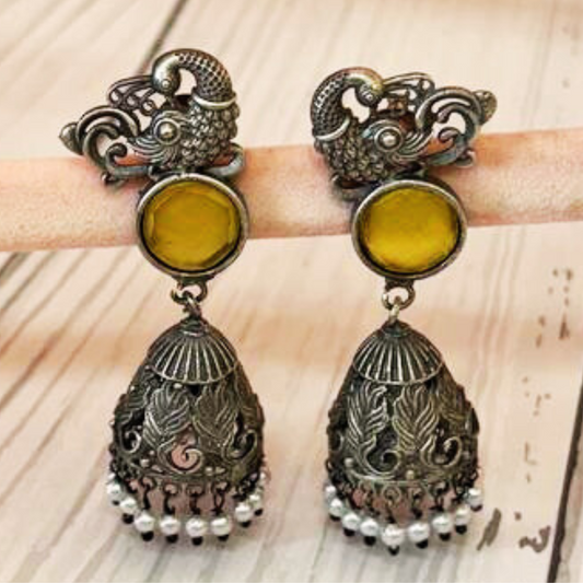 DHVAJEE YELLOW EARRING