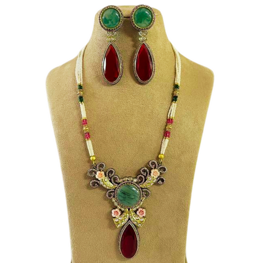KESHVI M-GR NECKLACE