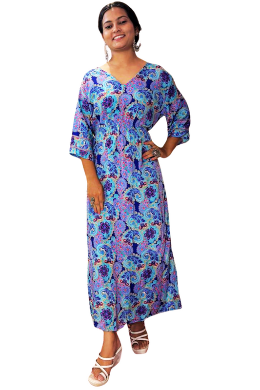 NAZAM LAVENDER MAXI DRESS