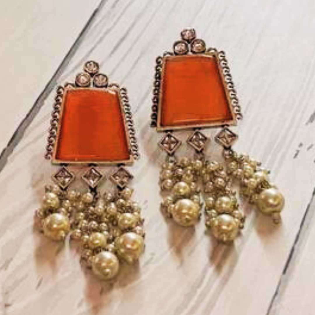 LAAZO ORANGE EARRING