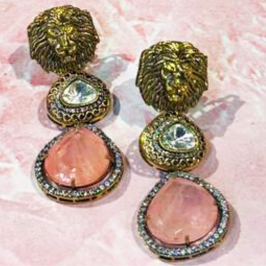 ROOH-PEACH EARRINGS